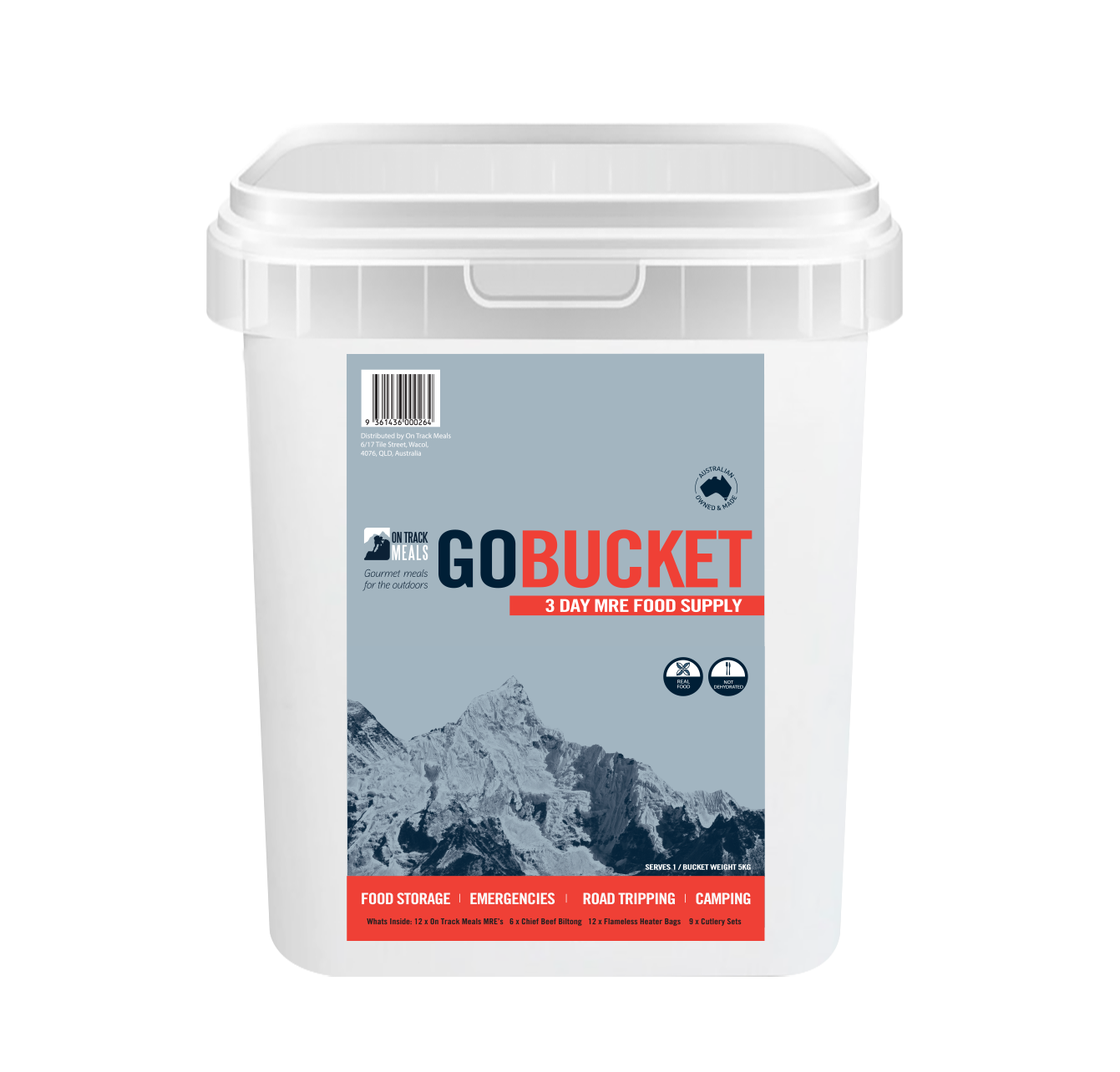 3 Day Buckets – On Track Meals