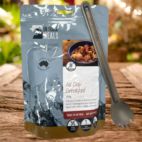 On Track Meals Titanium Long Handle Spork