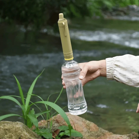 Water Filter Straw-Portable Survival Water Purifier