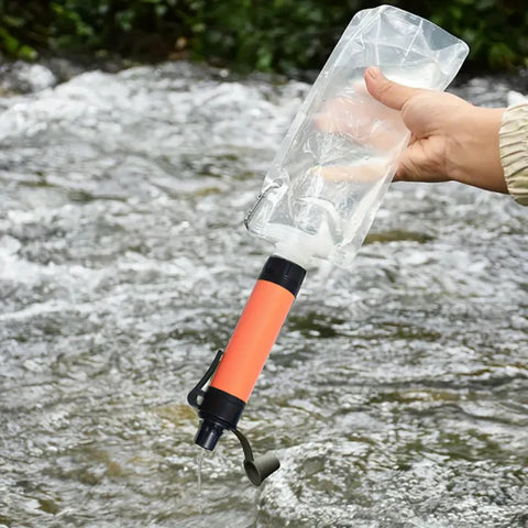 Water Filter Straw-Portable Survival Water Purifier